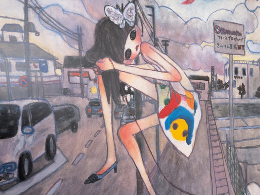 AYA TAKANO - A Night Walk, a Pink Moon Emerged