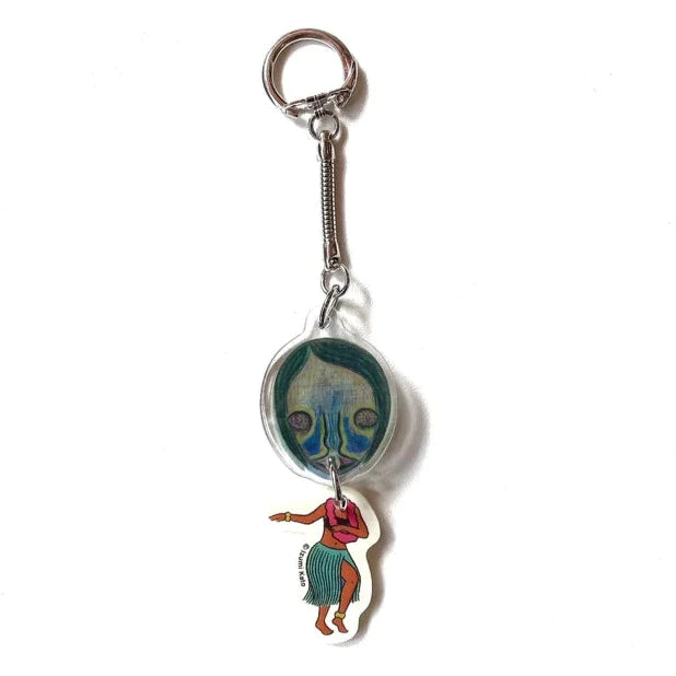 Izumi Kato - Hawai'i Triennial Special Keychain - Girl (Dancer)