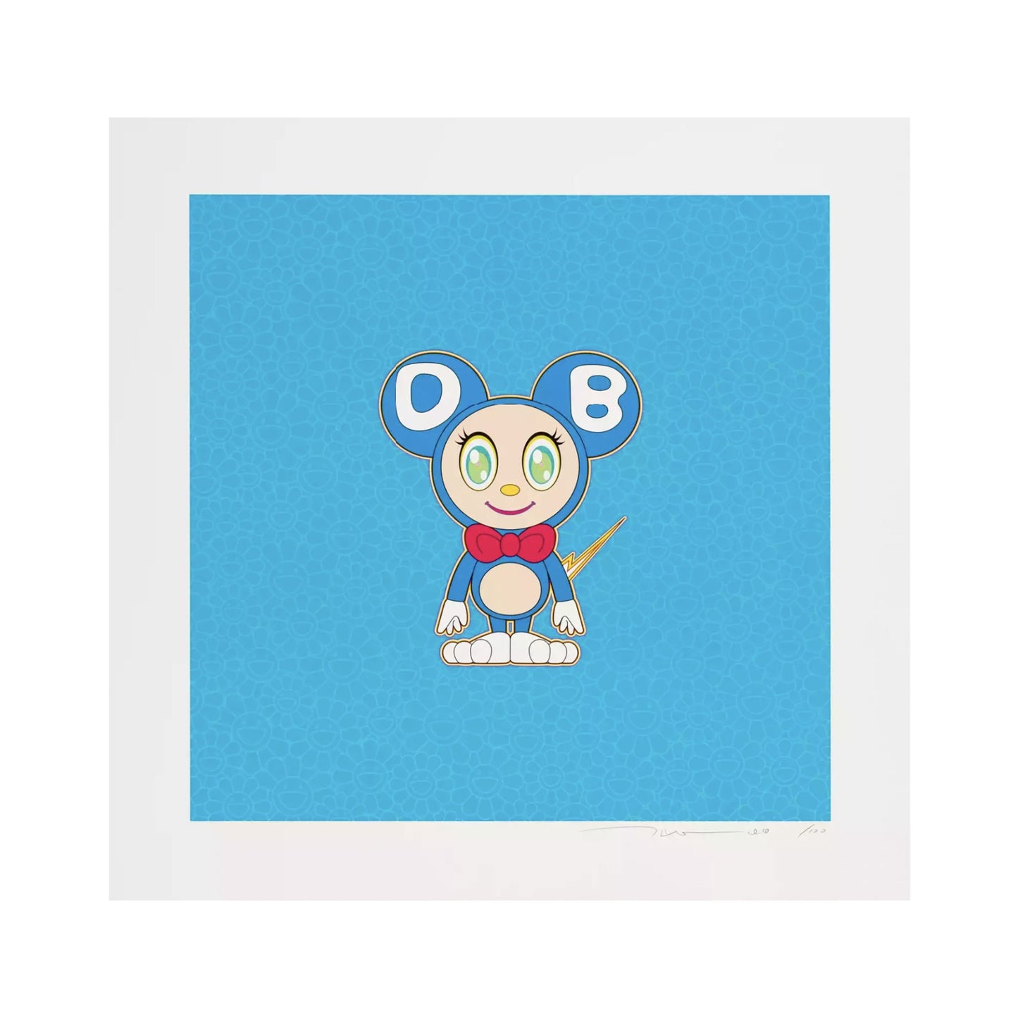 Takashi Murakami - DOB 2020 Light Blue, 2020